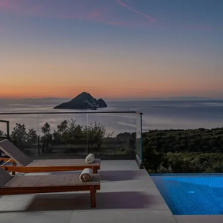 빌라 Aliento - Stunning Marathonisi Views *